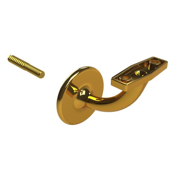 442 Gold Plated Handrail Bracket