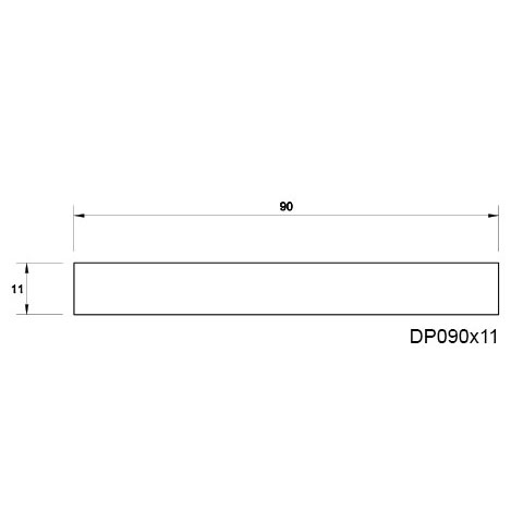 90x11mm Design Pine 7 Lengths DAR Sq. Edge