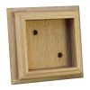 115mm Scallopped Top Post Cap American Oak