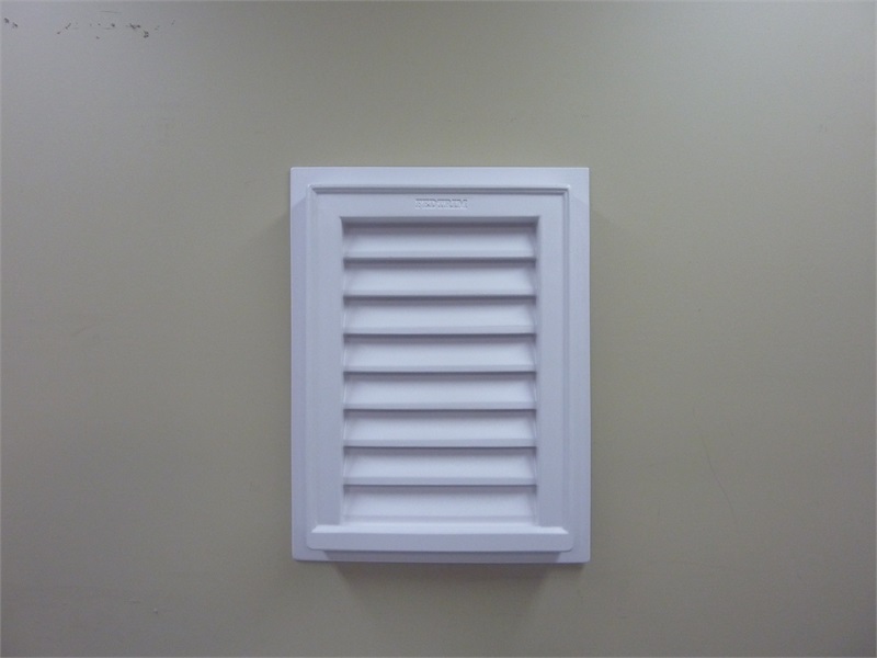 17x23 Functional Gable Vent - White Flush Mount Attic Ventilation With 48 Sq In Net Free Area