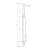 Roof Finial 68x68mm Turned 1450mm