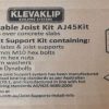Klevaklip Adjustable Joist Support Kit