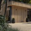 Millboard Board & Batten Cladding Golden Oak