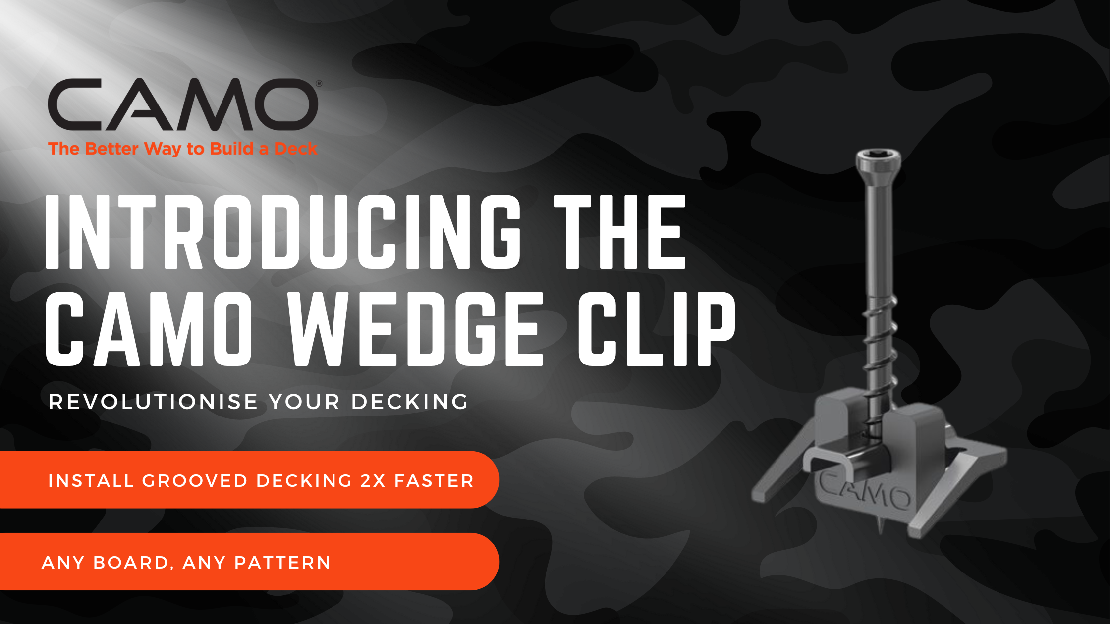 Camo Wedge Clip