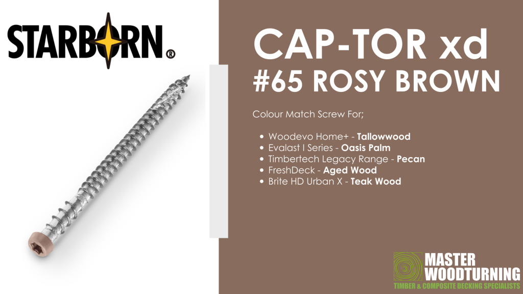 Starborn Colour Match Screws #65 Rosy Brown