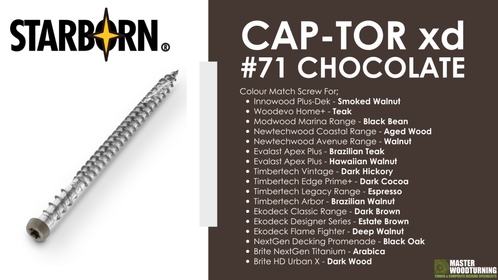 Starborn Colour Match Screws 71 Chocolate