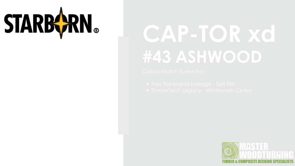 Starborn Colour Match Screws Ashwood