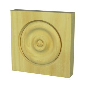Rosette Pine Architrave Block