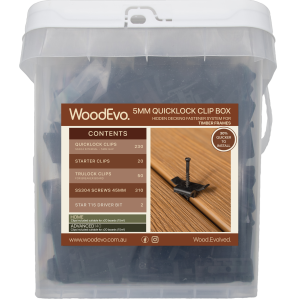 Woodevo QuickLock Clip Box - Timber
