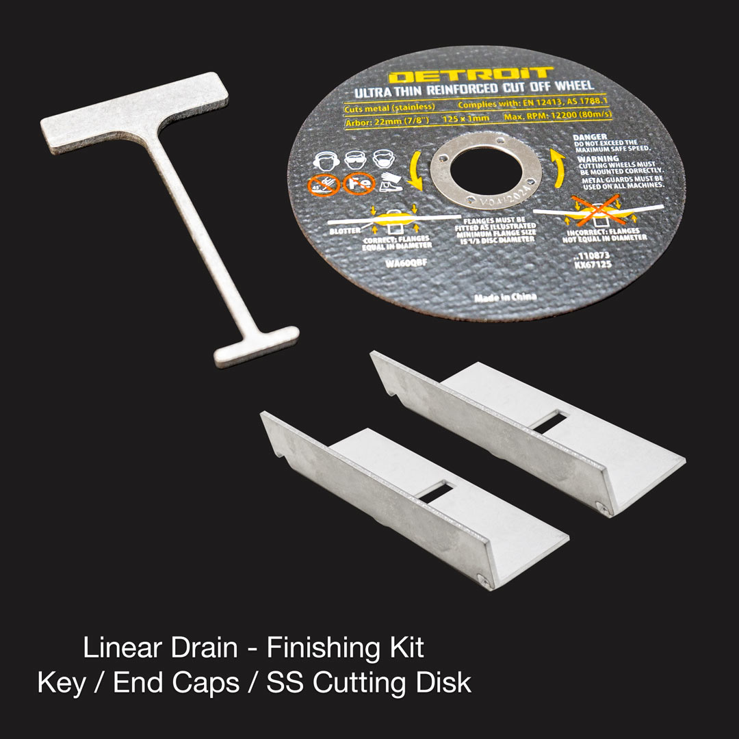 HIDE Linear-Drain-finishing-kit