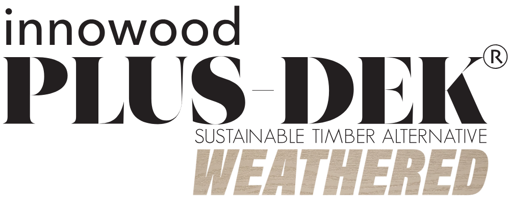 black plusdek weathered logo